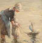 Robert Gemmell Hutchison Fine Art Print, Becalmed at Volendam