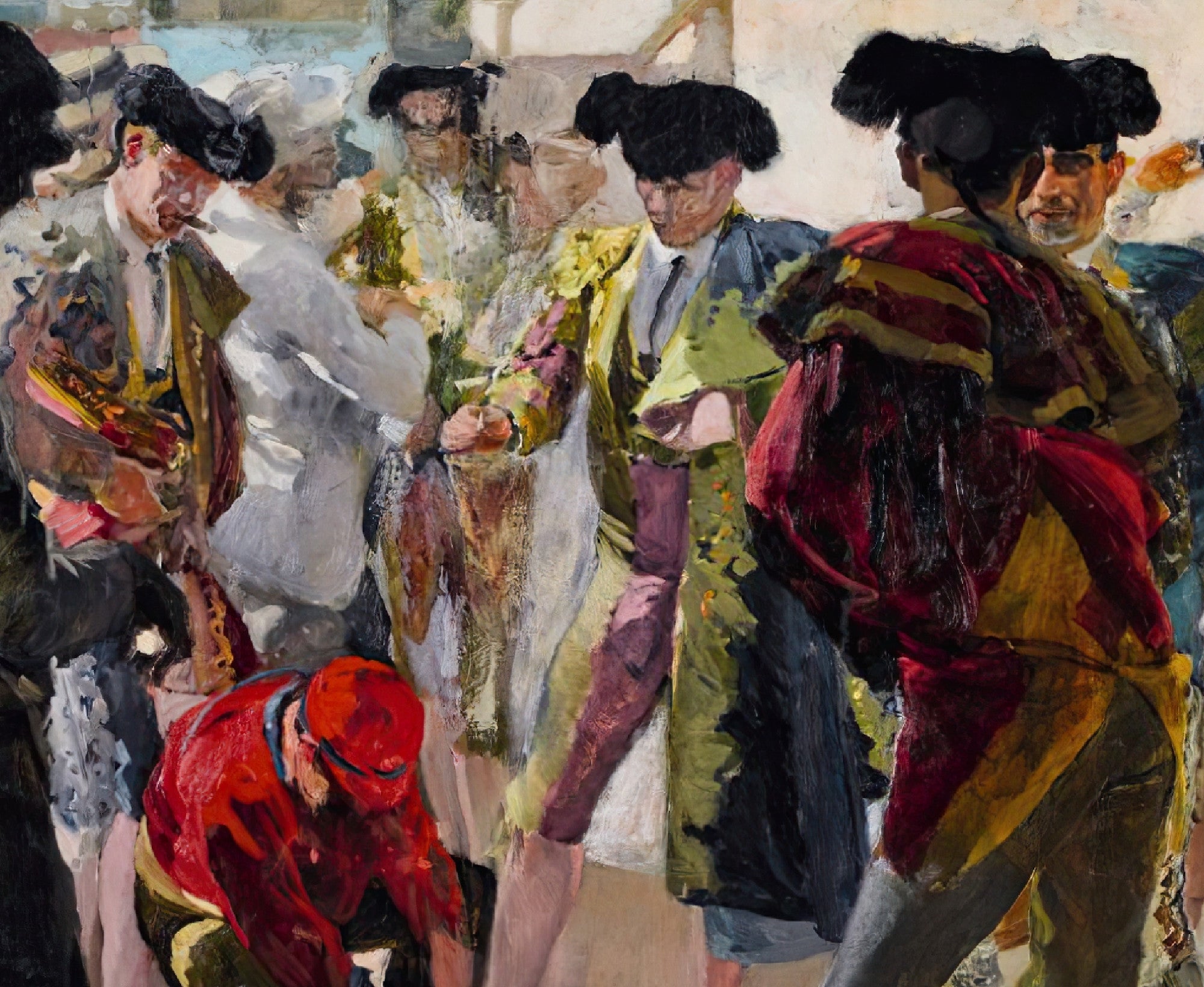Before the Bullfight, Joaquín Sorolla Fine Art Print