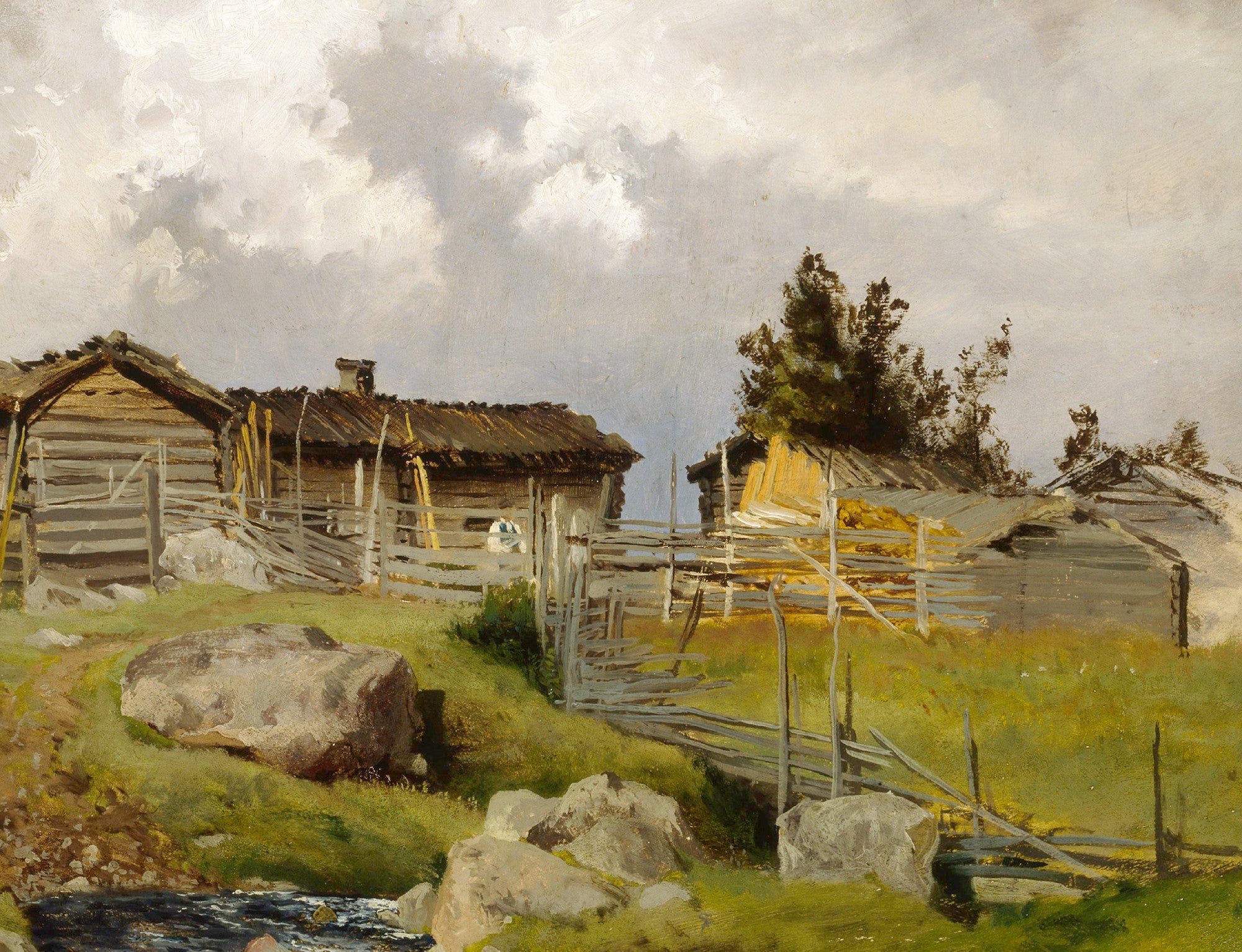Hjalmar Munsterhjelm Fine Art Print, Before the Thunderstorm