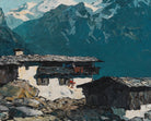 Mountain Farmhouse, Oskar Mulley Fine Art Print