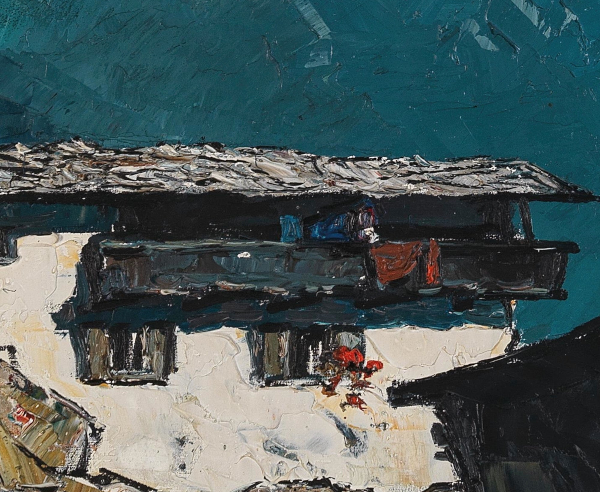 Mountain Farmhouse, Oskar Mulley Fine Art Print