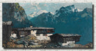 Mountain Farmhouse, Oskar Mulley Fine Art Print