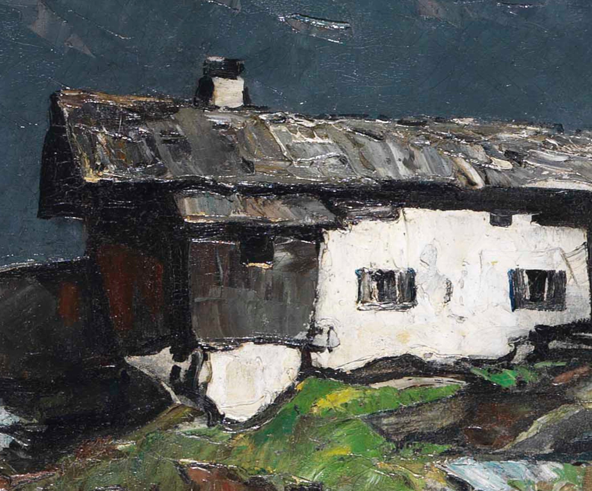 Mountain Farm, Oskar Mulley Fine Art Print
