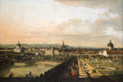 Bernardo Bellotto, Landscape Print : Vienna Viewed from Belvedere Palace