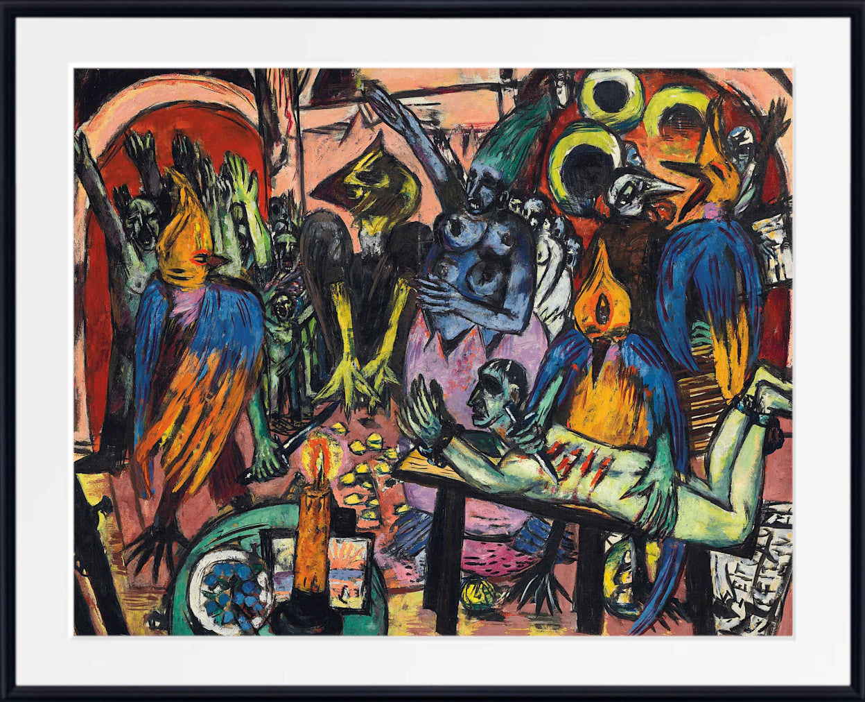 Max Beckmann, Birds Hell - New Objectivity