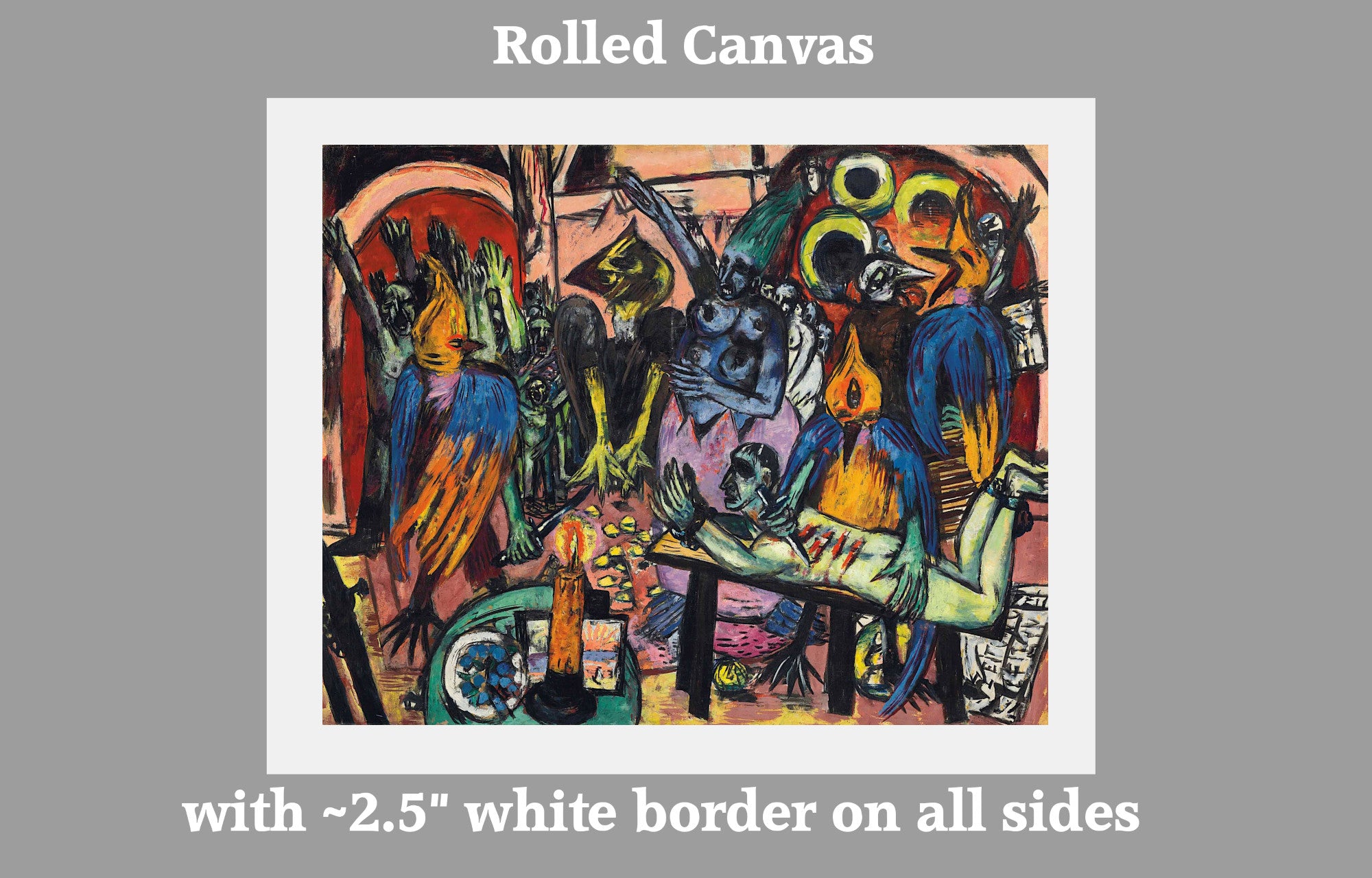 Max Beckmann, Birds Hell - New Objectivity