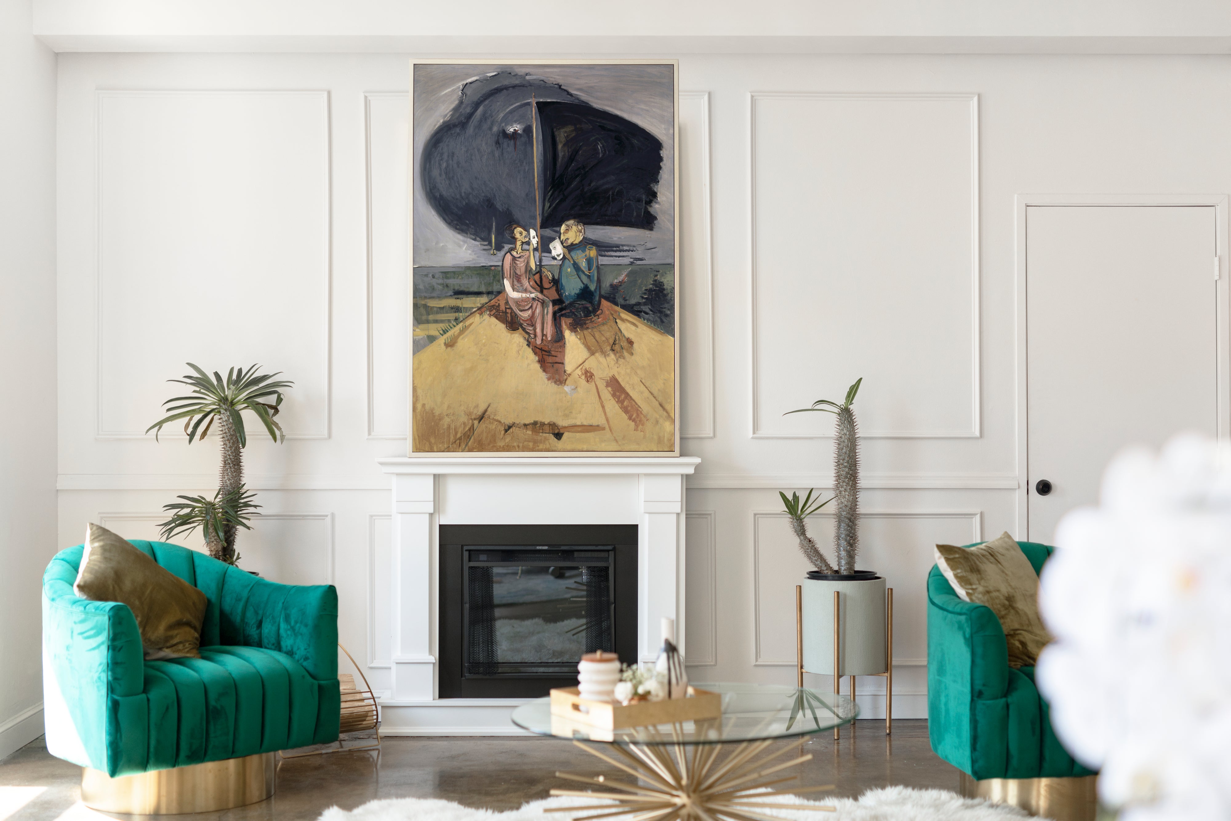 Black Flags, Walter Kurt Wiemken Fine Art Print
