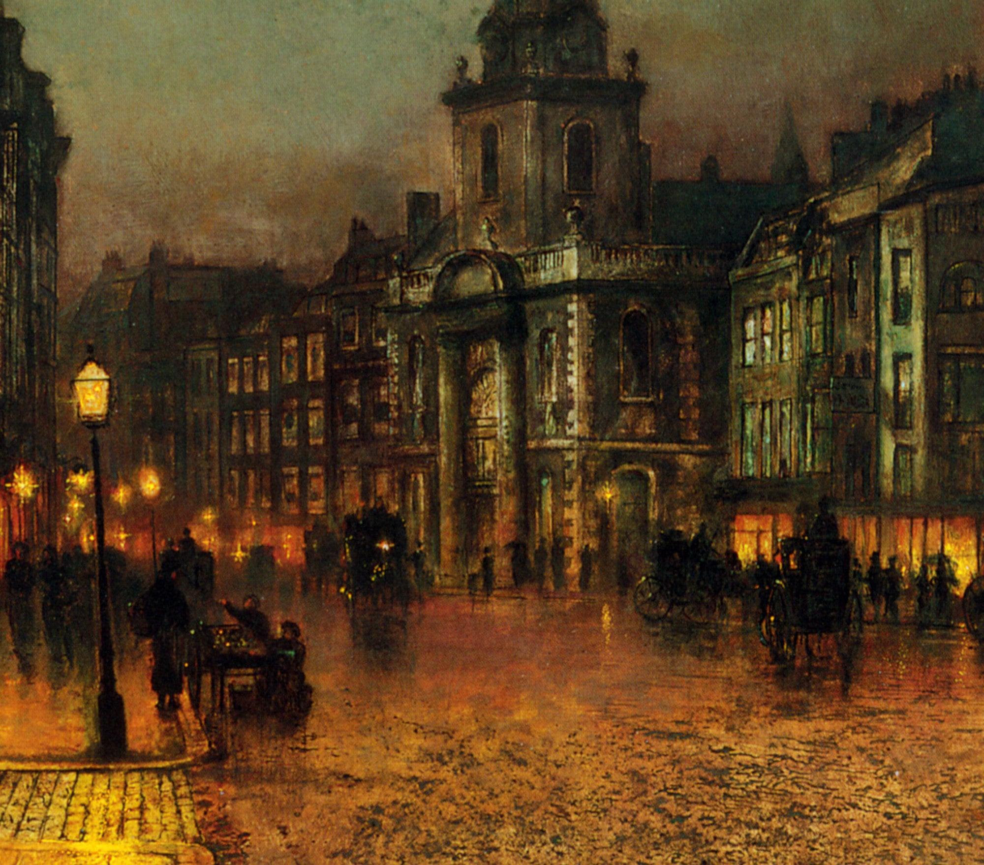 John Atkinson Grimshaw Fine Art Print: Blackman Street, London