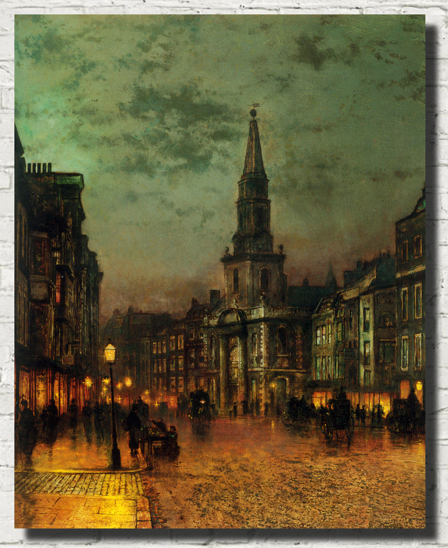 John Atkinson Grimshaw Fine Art Print: Blackman Street, London