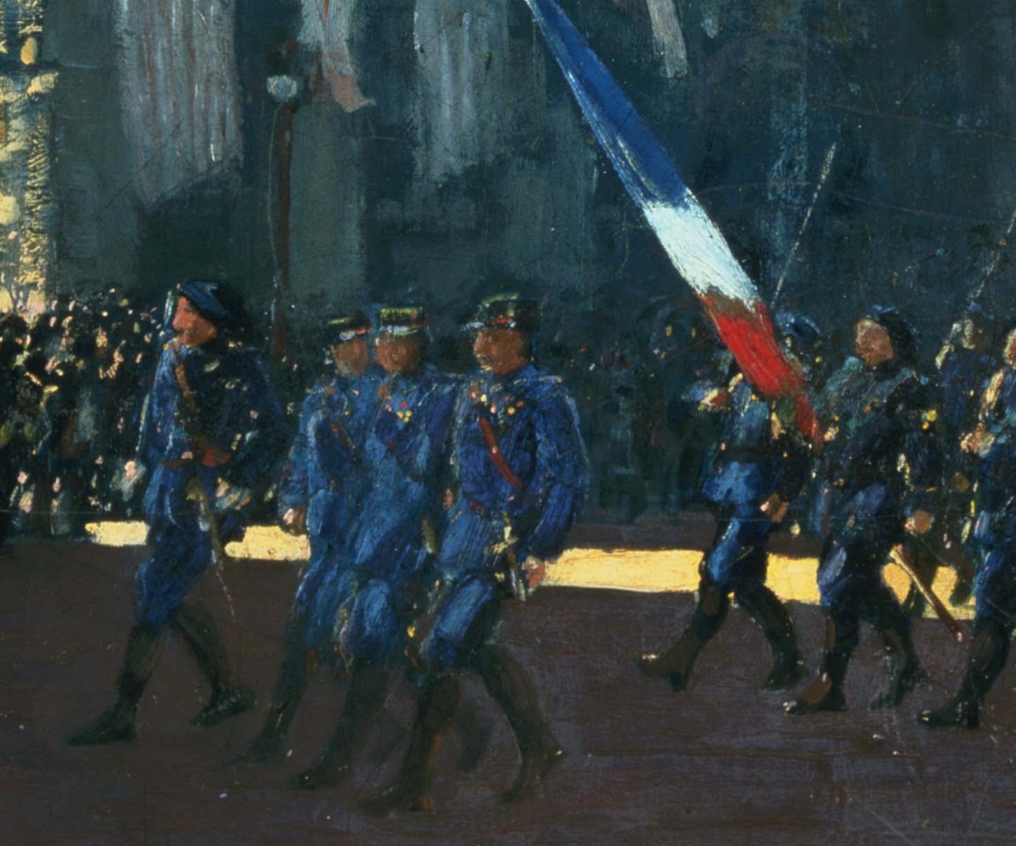 Blue Devils on Fifth Avenue, George Luks Fine Art Print