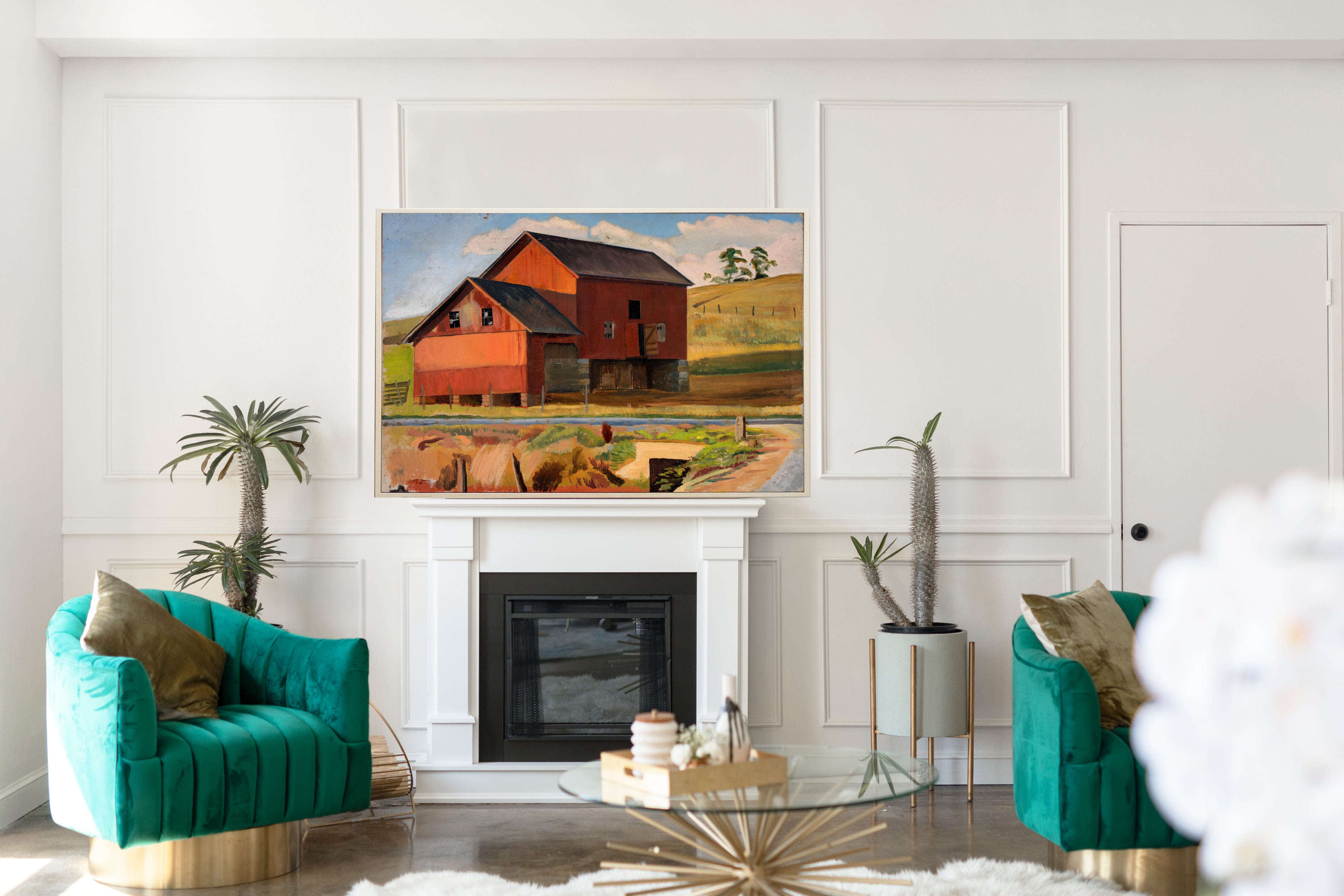 Bluemont Farm, Edward Bruce Fine Art Print