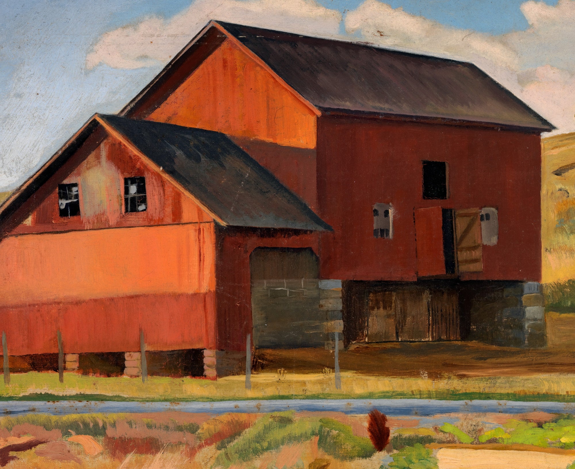 Bluemont Farm, Edward Bruce Fine Art Print