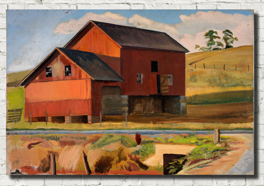 Bluemont Farm, Edward Bruce Fine Art Print