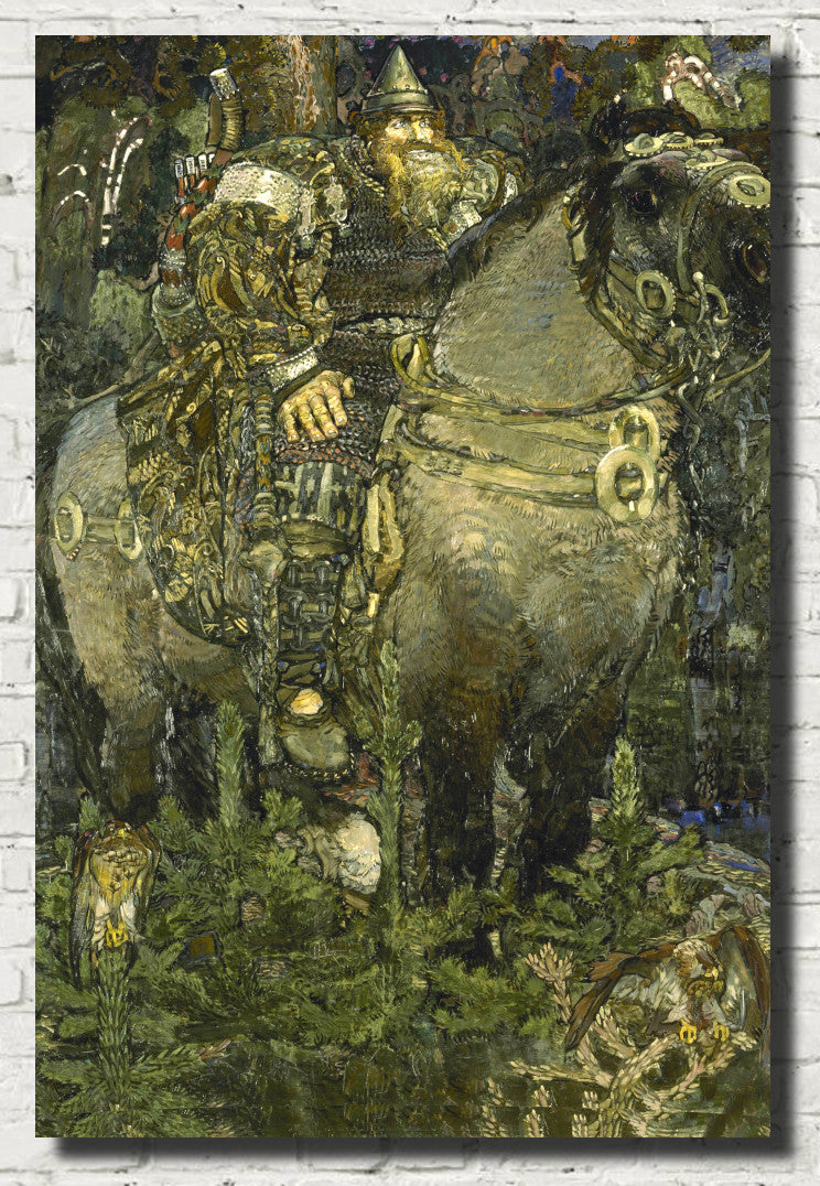 Mikhail Vrubel Fine Art Print : Bogatyr