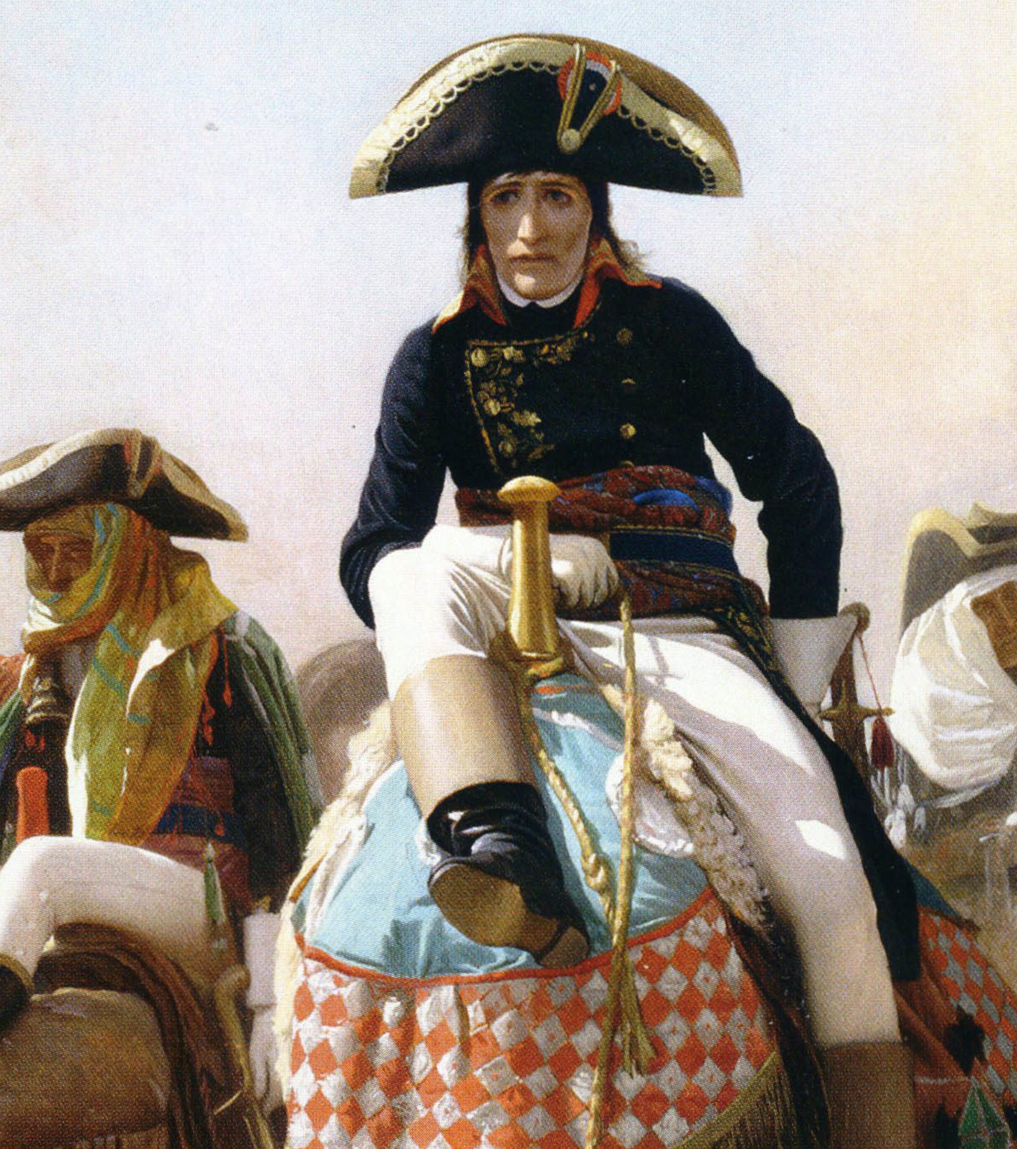 Jean-Léon Gérôme Fine Art Print : Bonaparte and his Staff in Egypt