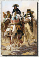 Jean-Léon Gérôme Fine Art Print : Bonaparte and his Staff in Egypt