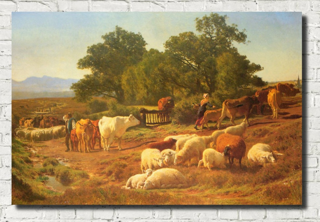 Rosa Bonheur Fine Art Print : Way to Market