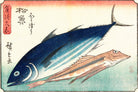 Fish Print Bonito Gurnard Andō Hiroshige, Japanese Art