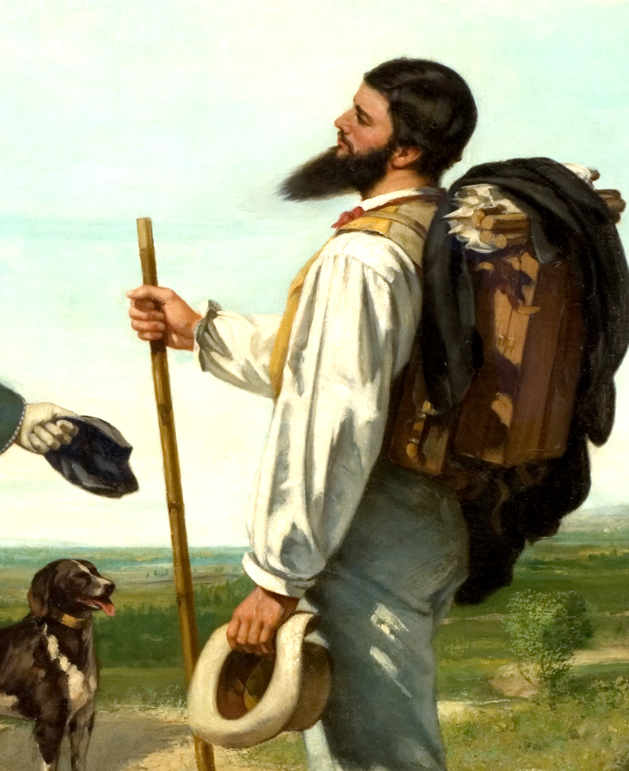 Gustave Courbet Fine Art Print, Bonjour Monsieur Courbet
