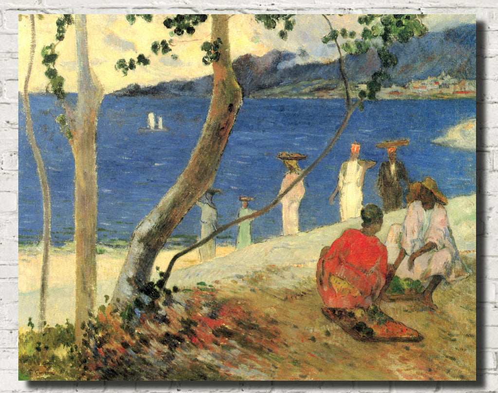 Paul Gauguin Fine Art Print : Bord de Mer, Seaside