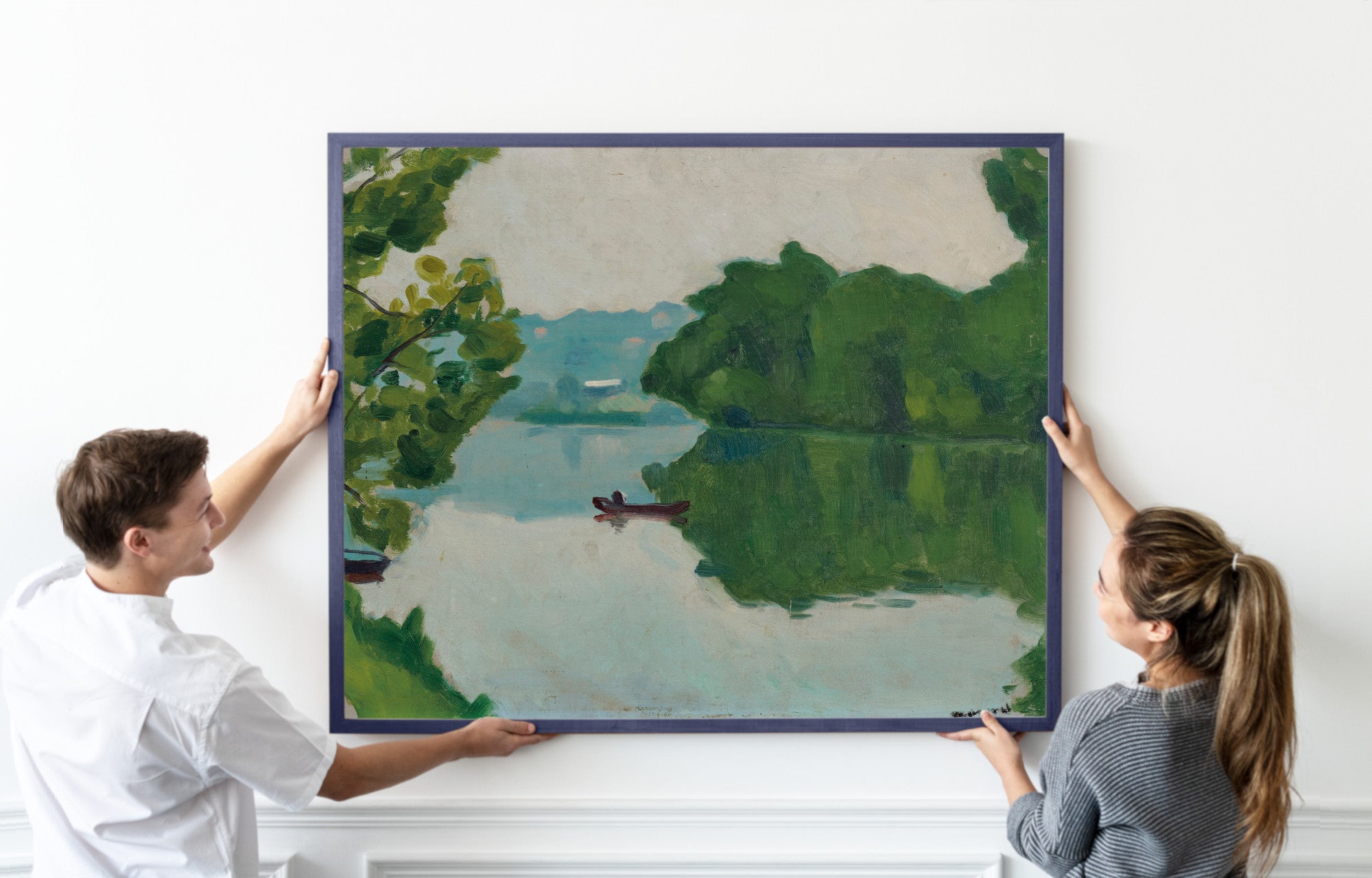 Banks of the Marne, La Varenne, Albert Marquet, River Landscape