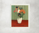Henri Rousseau Framed Art Print, Bouquet of Flowers with China Asters and Tokyos