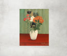 Henri Rousseau Framed Art Print, Bouquet of Flowers with China Asters and Tokyos