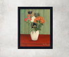 Henri Rousseau Framed Art Print, Bouquet of Flowers with China Asters and Tokyos