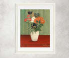 Henri Rousseau Framed Art Print, Bouquet of Flowers with China Asters and Tokyos