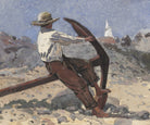 Winslow Homer Fine Art Print :  Boy With Anchor