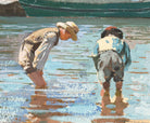 Winslow Homer Fine Art Print :  Boys Wading