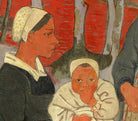 Paul Sérusier Abstract Fine Art Print, Bretons in the Forest of Huelgoat