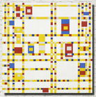 Piet Mondrian Abstract Fine Art Print, Broadway Boogie Woogie
