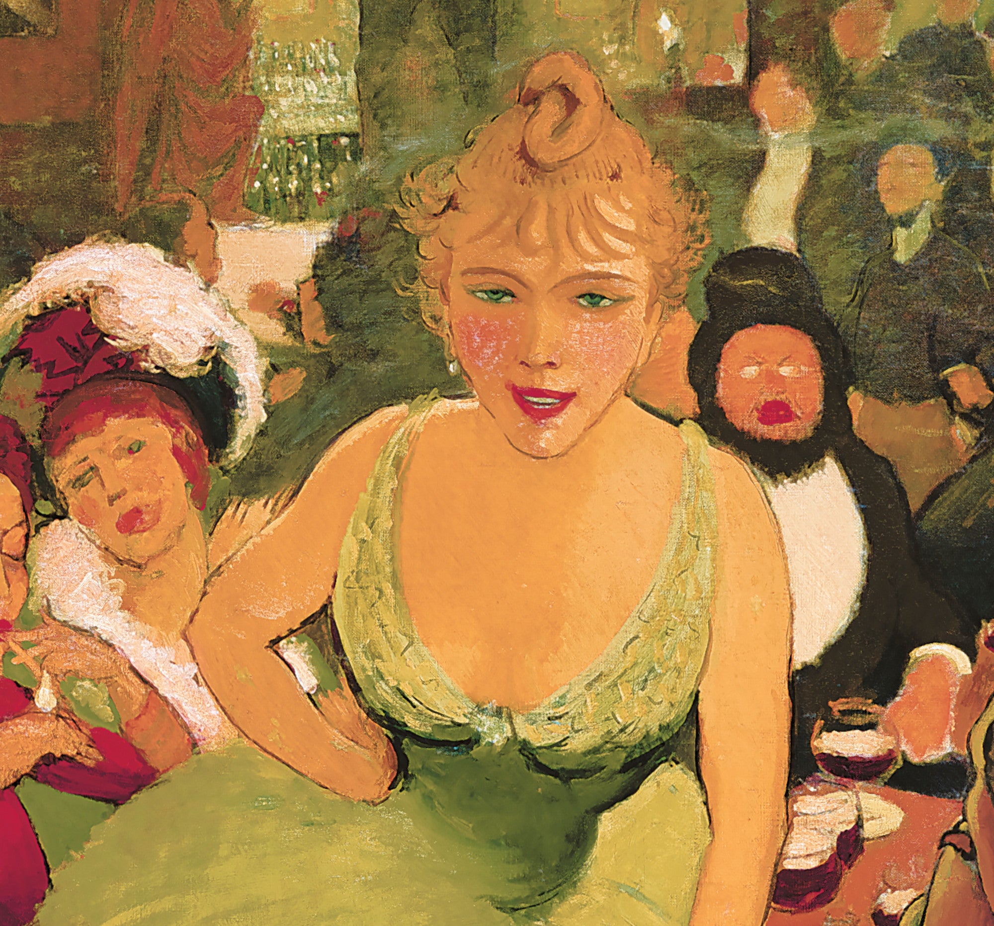 Louis Anquetin Fine Art Print, Bruant's interior Le Mirliton