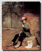 Thomas le Clear Fine Art Print, Buffalo Newsboy