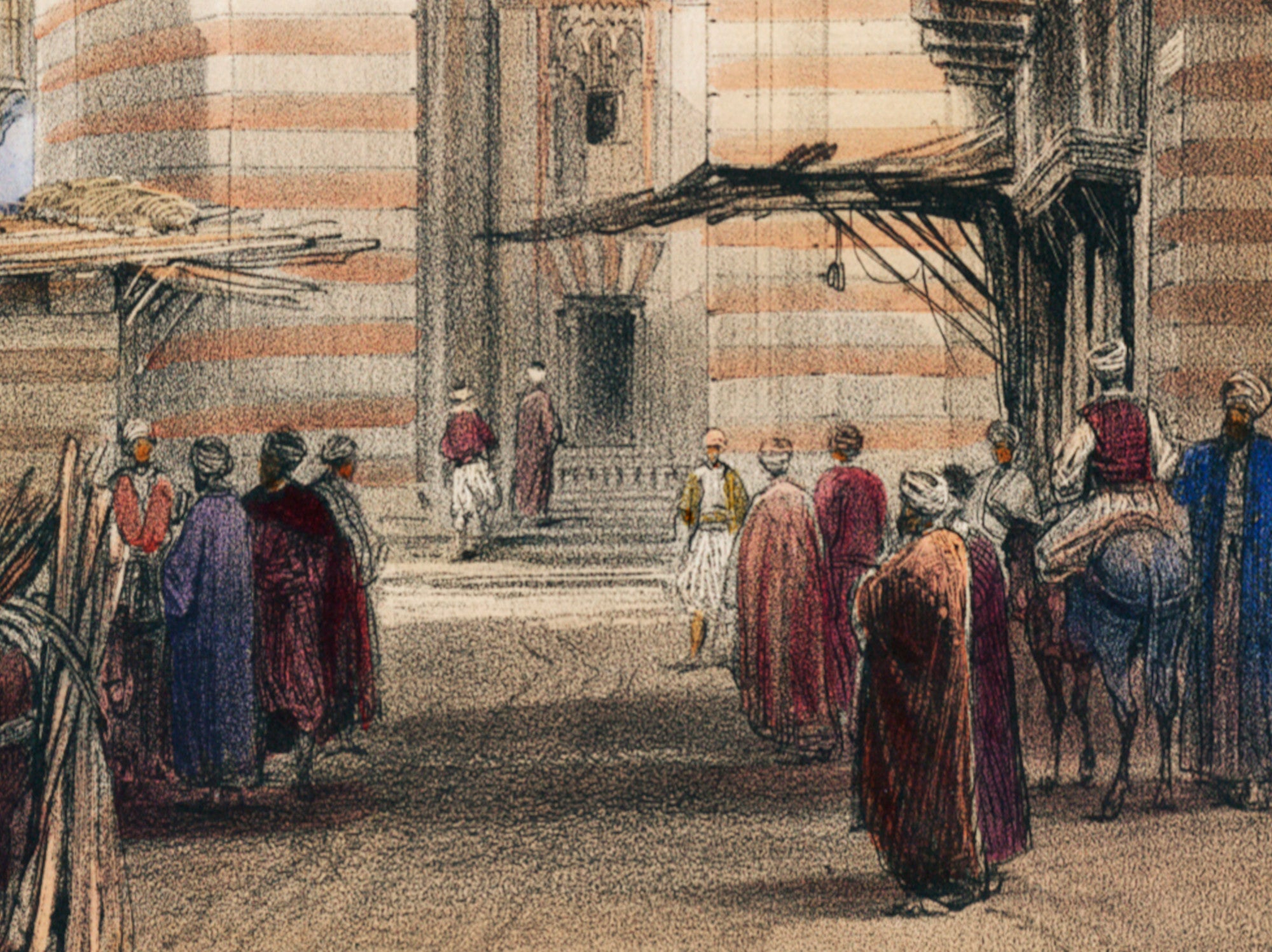Bullack Cairo, David Roberts Fine Art Print