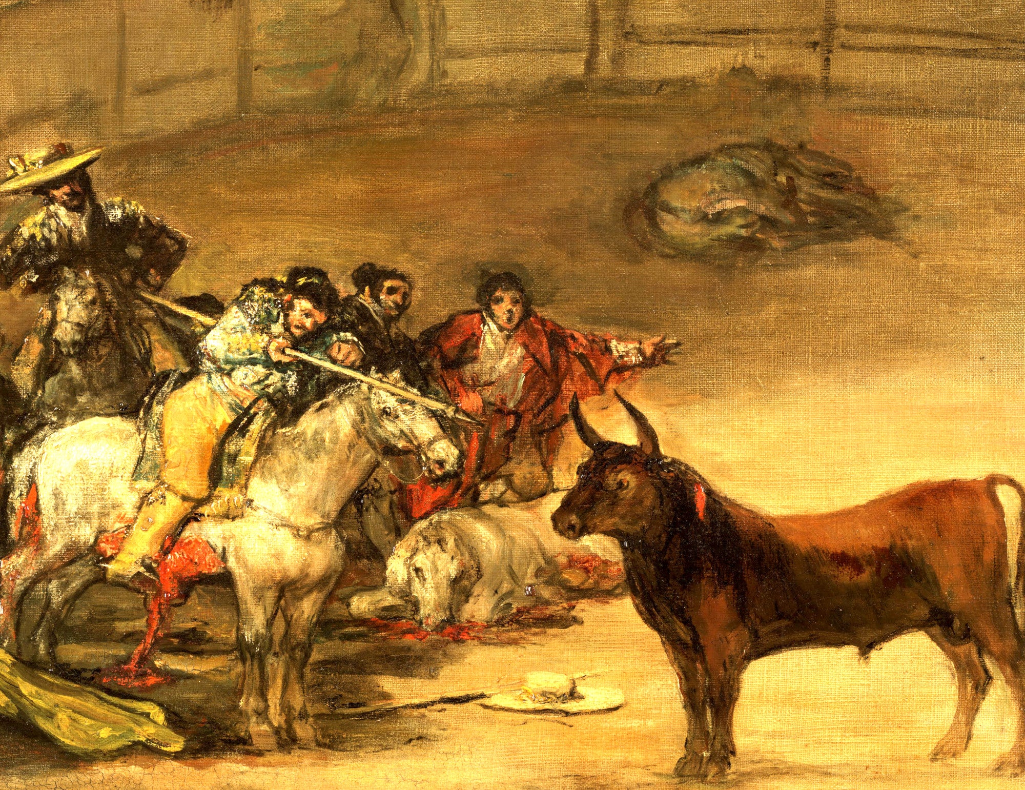 Francisco Goya Fine Art Print, Bullfight, Suerte de Varas