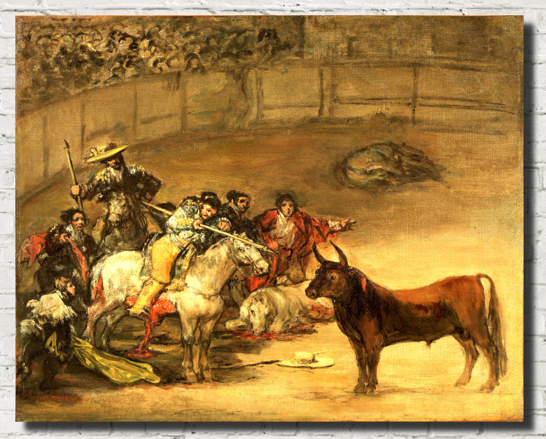 Francisco Goya Fine Art Print, Bullfight, Suerte de Varas