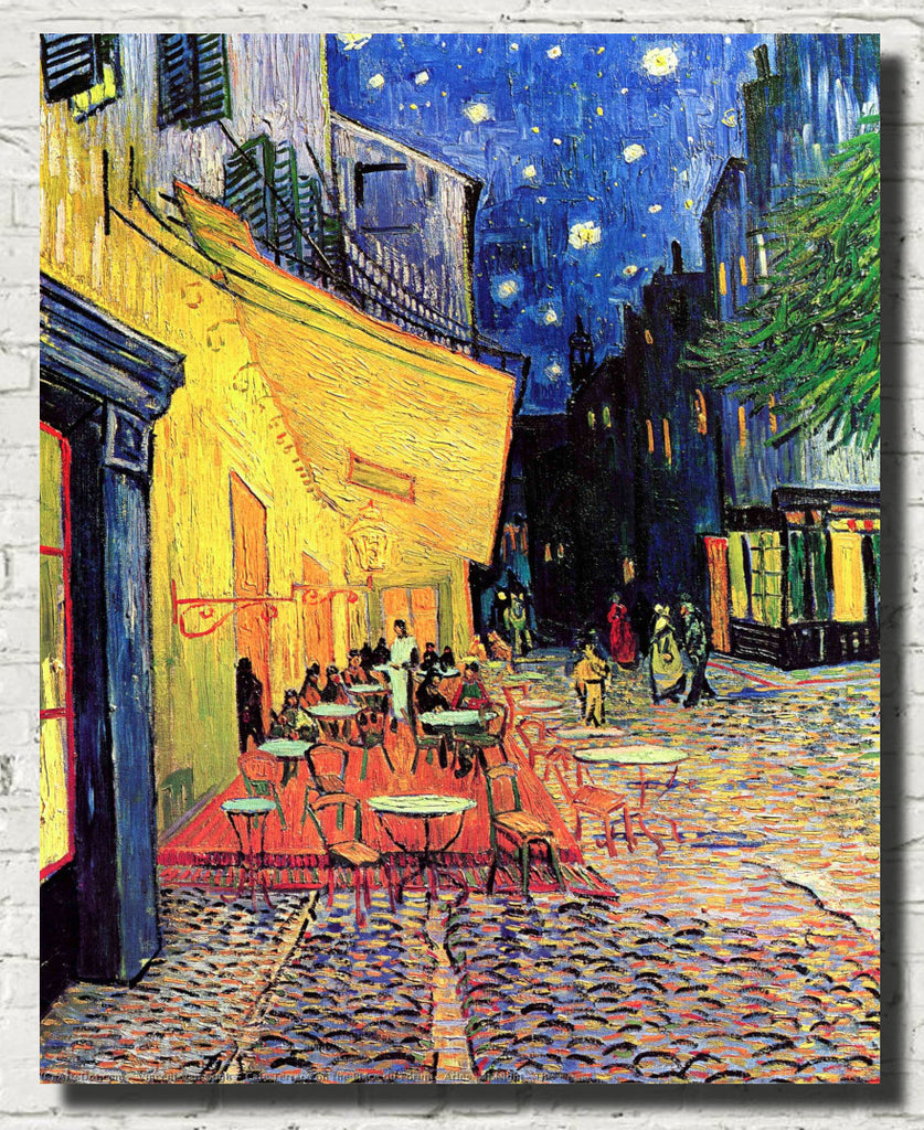 Vincent Van Gogh Fine Art Print, Cafe Terrace on the Place du Forum, Arles