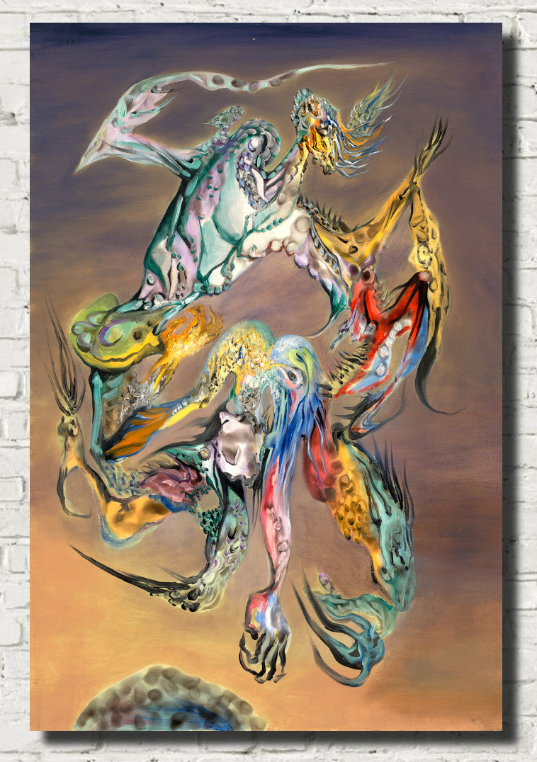 Wolfgang Paalen Abstract Fine Art Print, Battle of the Saturnian Princes III