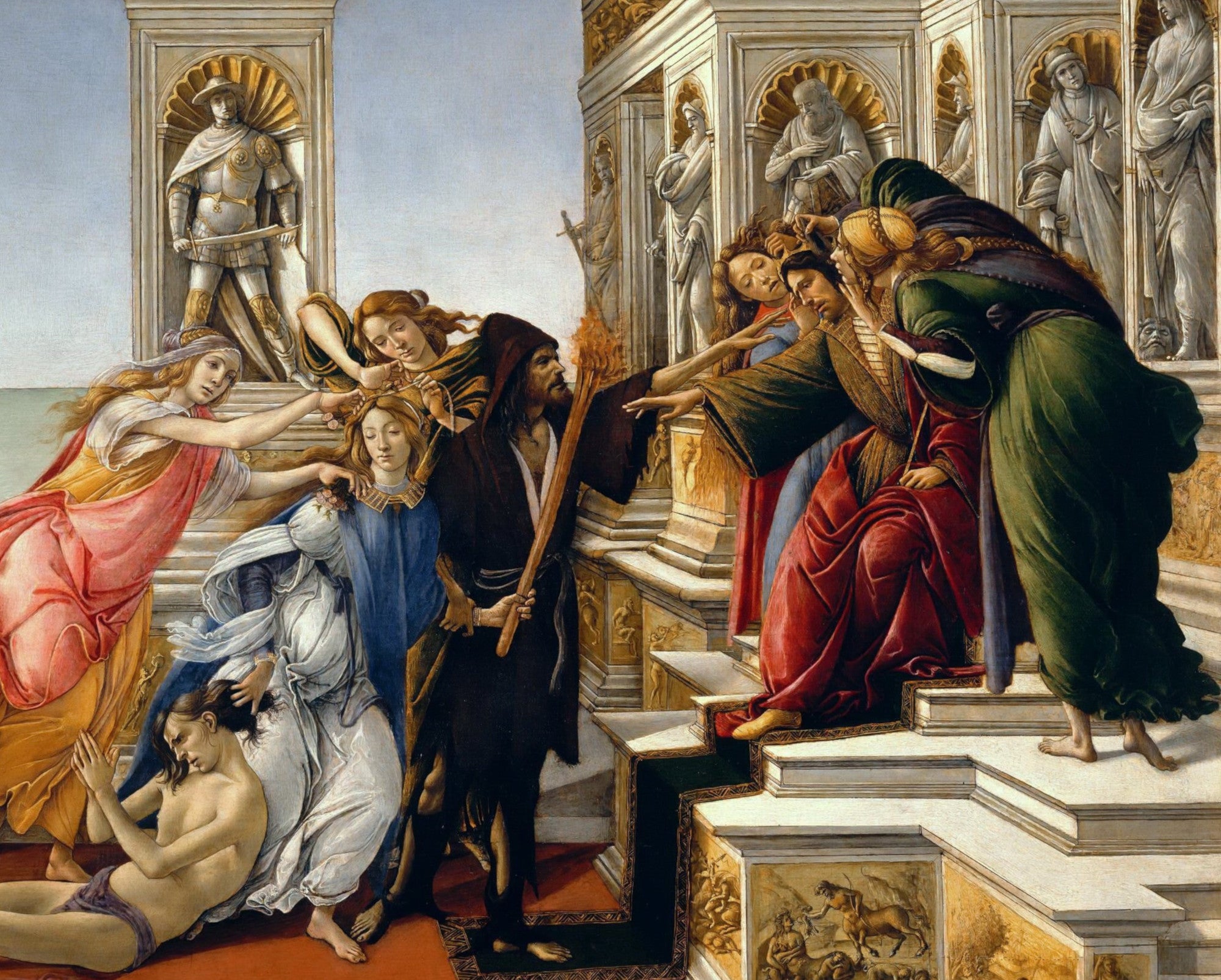 Sandro Botticelli Fine Art Print : Calumny of Apelles