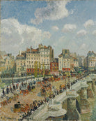 Camille Pissarro Fine Art Print The Pont-Neuf Impressionist Painting