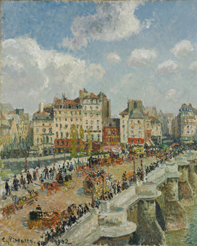 Camille Pissarro Fine Art Print The Pont-Neuf Impressionist Painting