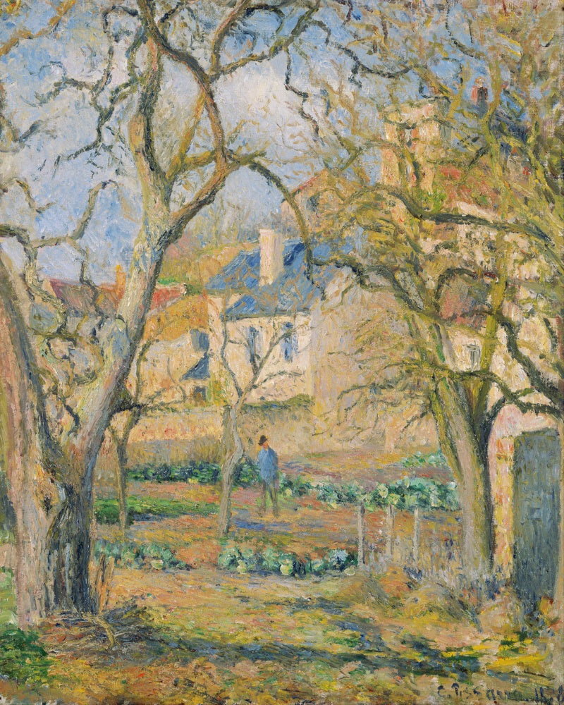 Camille Pissarro Fine Art Print Vegetable Garden Impressionist Painting