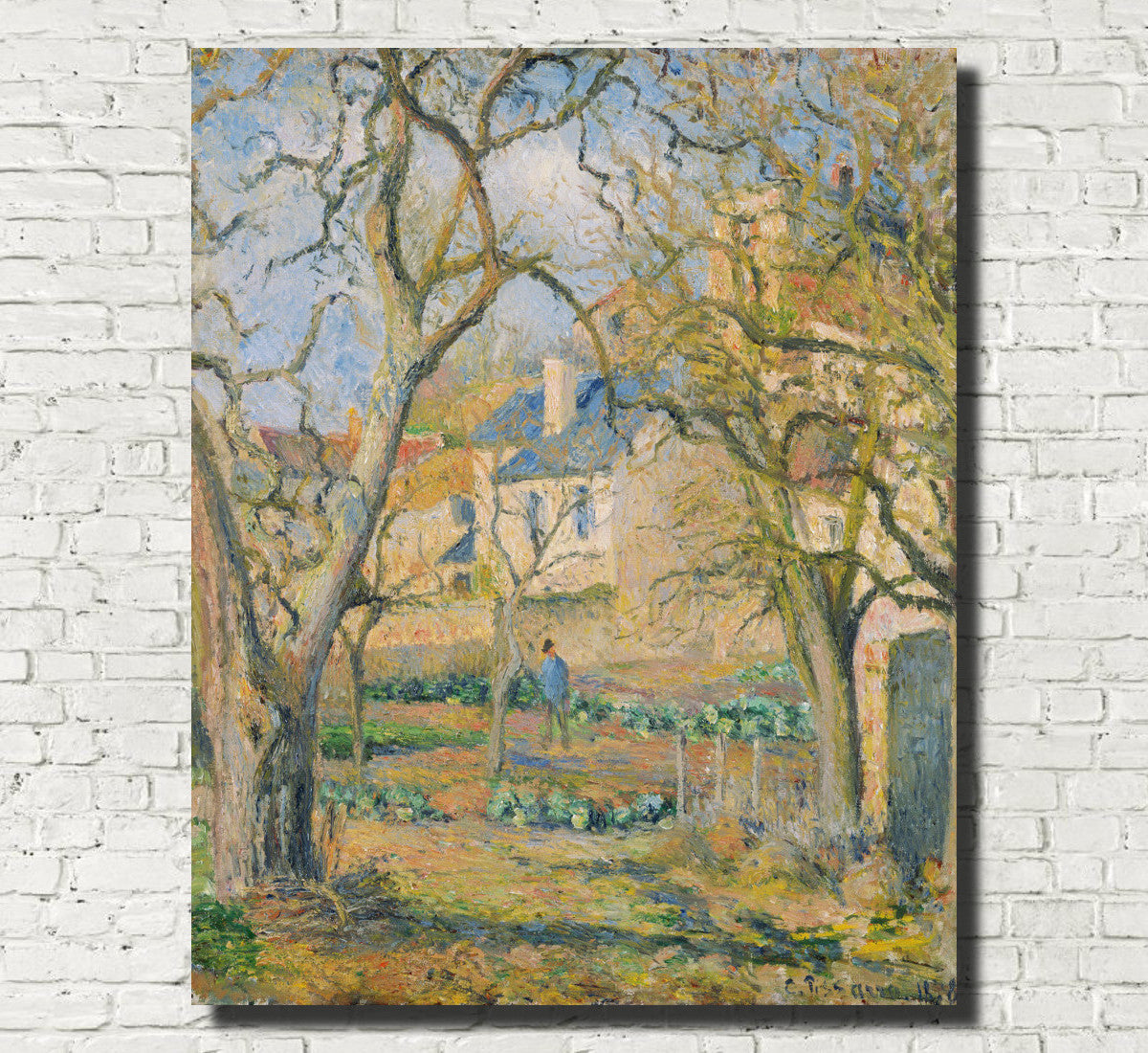 Camille Pissarro Fine Art Print Vegetable Garden Impressionist Painting
