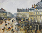 Camille Pissarro Fine Art Print Place du Théâtre Impressionist Painting