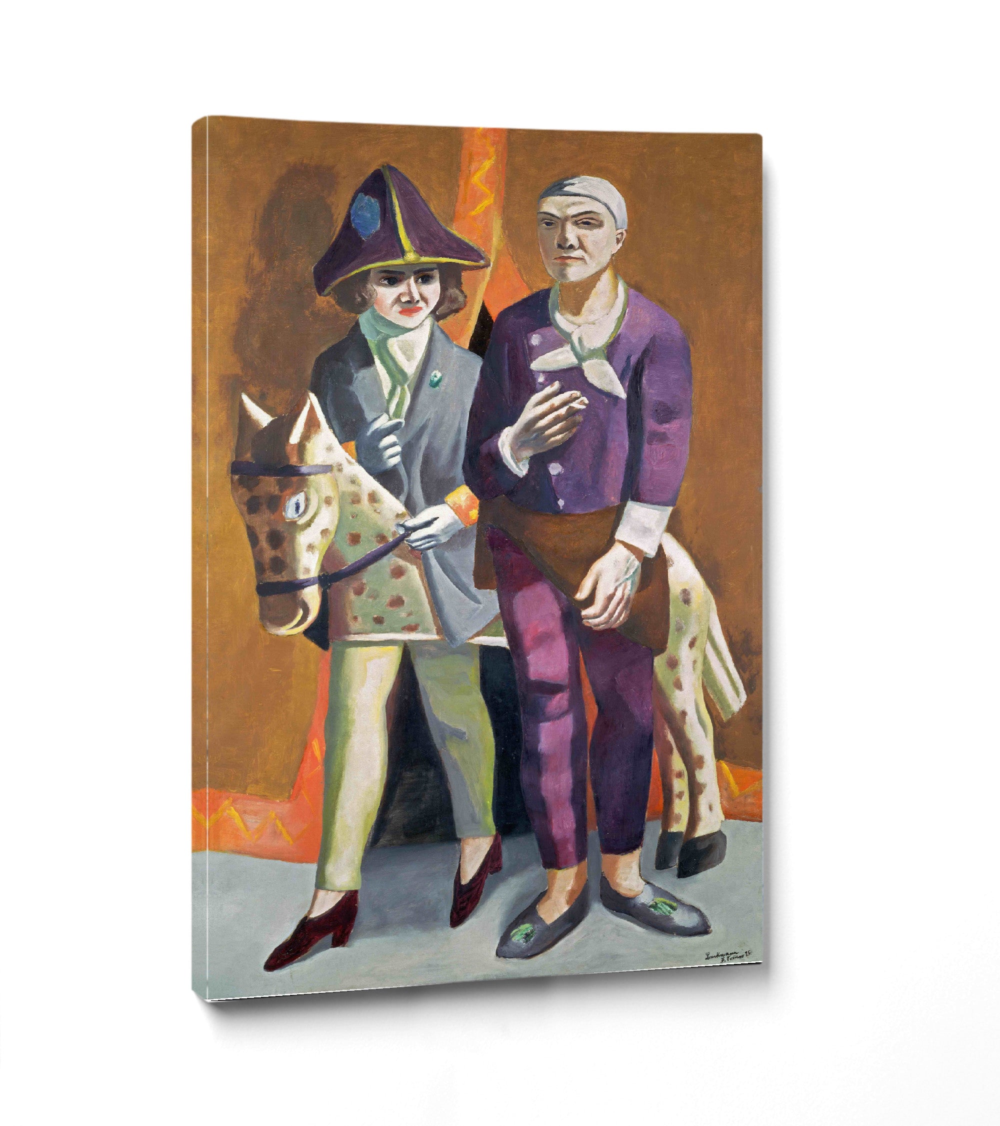 Max Beckmann, Couple in Carnival Costumes - New Objectivity