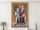 Max Beckmann, Couple in Carnival Costumes - New Objectivity