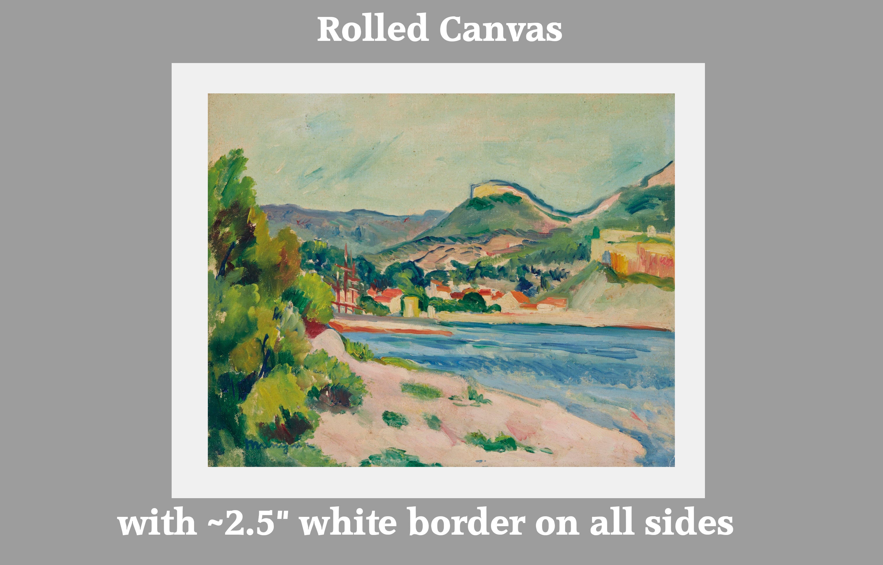 Cassis Landscape, French Riviera, Henri Manguin