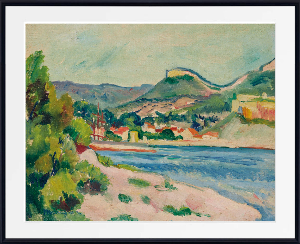 Cassis Landscape, French Riviera, Henri Manguin